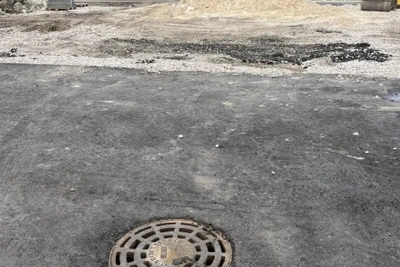 В Ульяновске приступили к устройству дополнительных ливневок