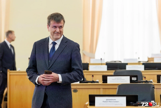 Генеральный директор правительственного холдинга «Сибинформбюро» Павел Девайкин впервые избрался в областную думу | Источник: Ирина Шарова / 72.RU