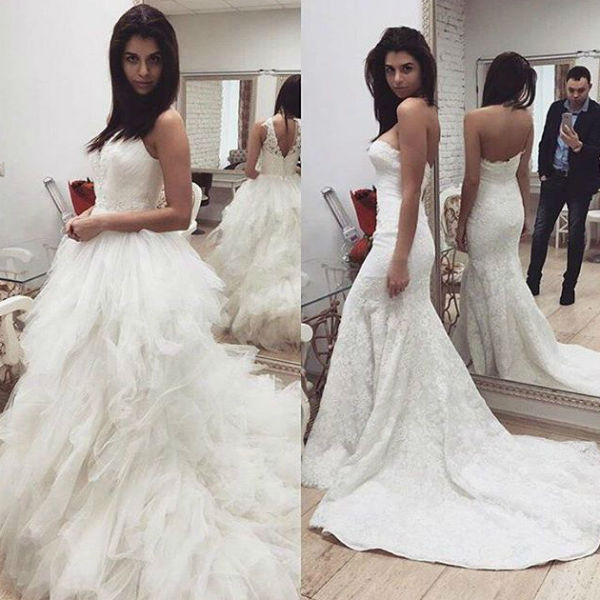 Алиана выбирает свадебное платье