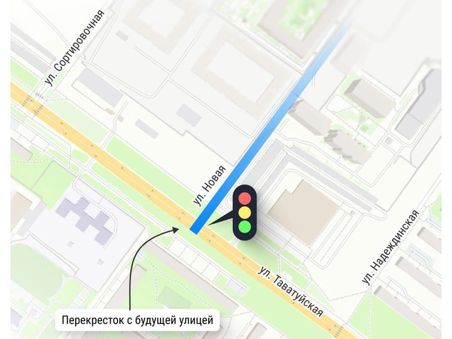 Новый светофор на перекрестке в районе Старой Сортировки | Источник: Филипп Сапегин / E1.RU