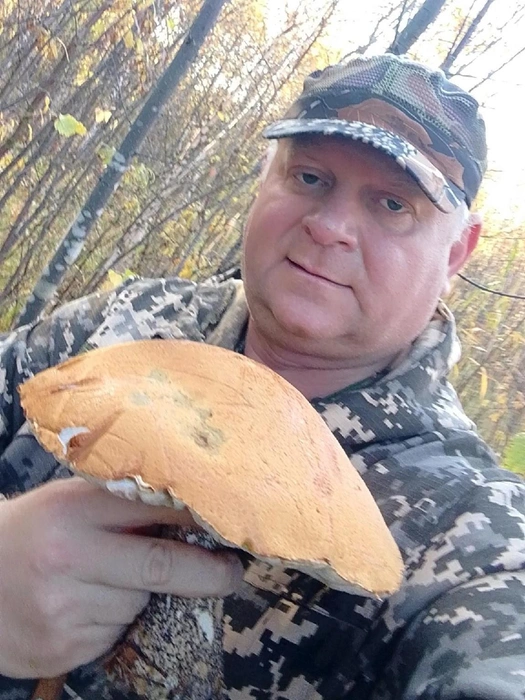 Глава Ульт-Ягуна Максим Яковинов любит собирать грибы  | Источник: Максим Яковинов / «ВКонтакте»