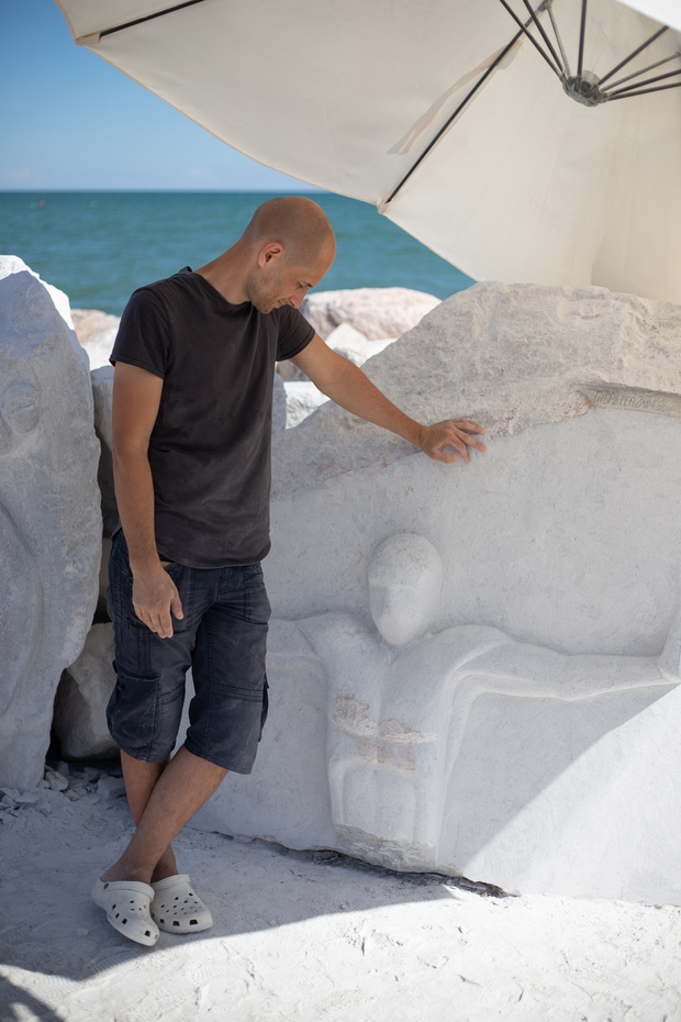 Фото №5 - Российский скульптор Петр Зайцев — победитель Scogliera Viva в Италии