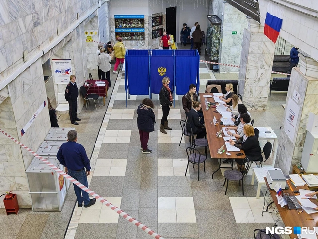 Выборы проходили с 18 по 20 сентября | Источник: Александр Ощепков / NGS.RU