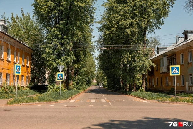 Можно сказать, что Ленинский район начался с улицы Розы Люксембург. Тут жили работники автозавода, который сейчас называется Моторным | Источник: Александр Куренной / 76.RU