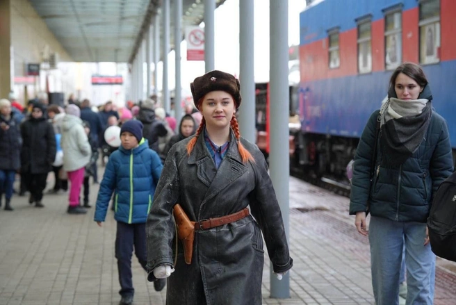 «Поезд Победы» уже финишировал, но большая часть торжественных мероприятий&nbsp;— ещё впереди | Источник: Куйбышевская железная дорога&nbsp;— филиал ОАО&nbsp;«РЖД» / Vk.com