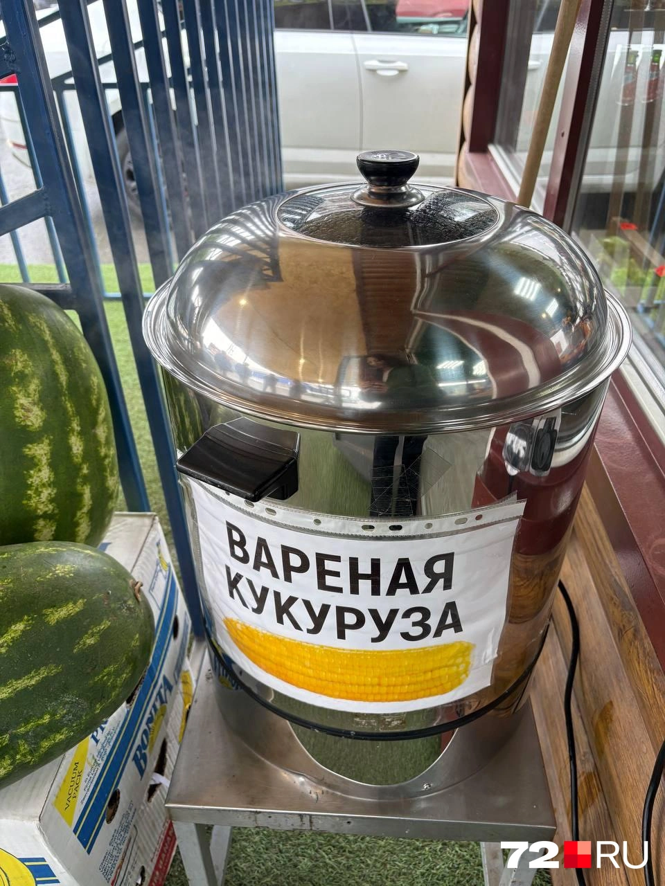 Вот как выглядит кукурузоварка. А этот вареный продукт очень полезный и подходит для тех, кто следит за здоровым питанием | Источник: Мария Токмакова / 72.RU