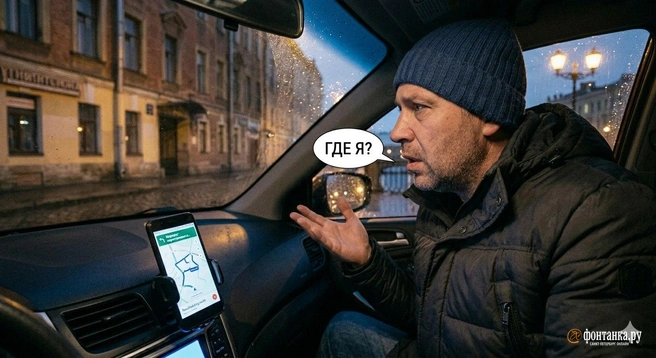 «В Москве все были в Шереметьево». Почему глючат навигаторы в Петербурге и чего ждать на майские | Источник: Сгенерировано Google Gemini / «Фонтанка.ру»