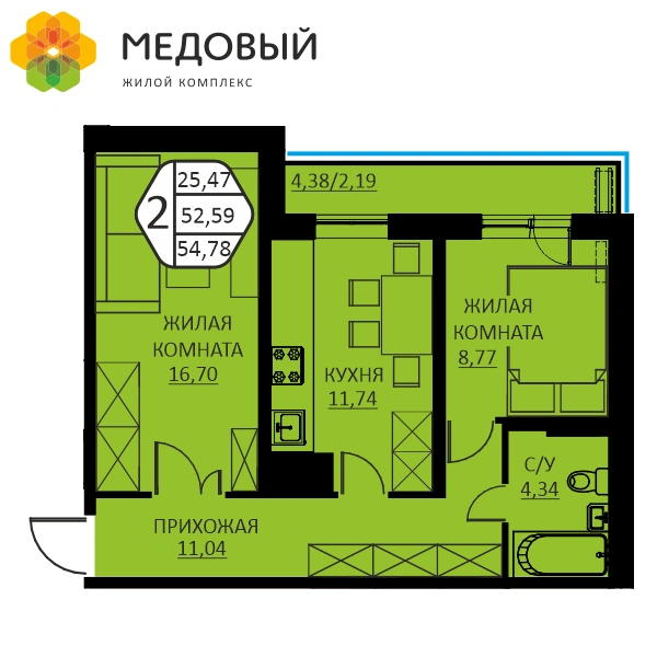Несколько популярных вариантов планировок | Источник: СтройПанельКомплект