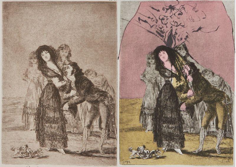 ГОЙЯ «Капричос» / ДАЛИ «Капричос Гойи Сальвадора Дали». Лист 27 | Источник: Пресс-служба аукционного дома