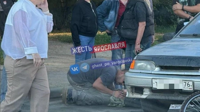 Водитель сбил девочку | Источник: Жесть Ярославль/vk.com