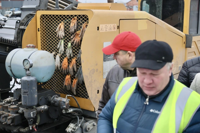 Похоже, рабочие включили зимний режим | Источник: Наталья Лапцевич