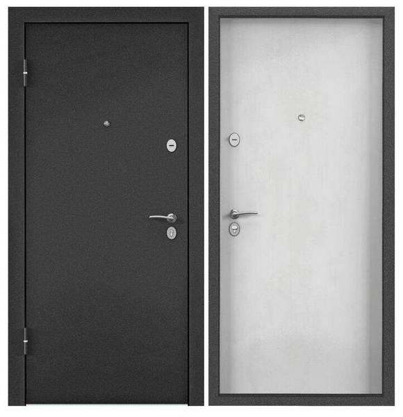 Дверь входная Torex для квартиры X3 тепло-шумоизоляция, антикоррозийная защита, замки 3-го класса защиты, Темно-серый букле графит/Бетон известковый