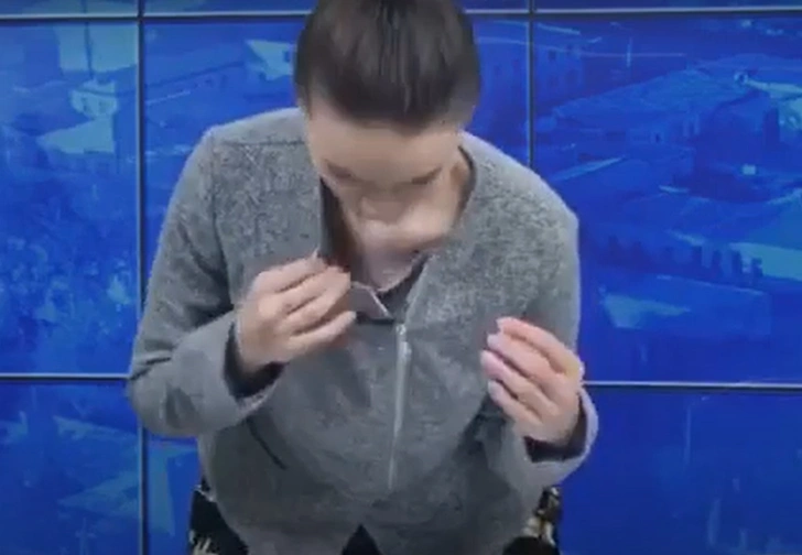 Жук сорвал запись новостей, залетев ведущей под одежду (видео) | maximonline.ru