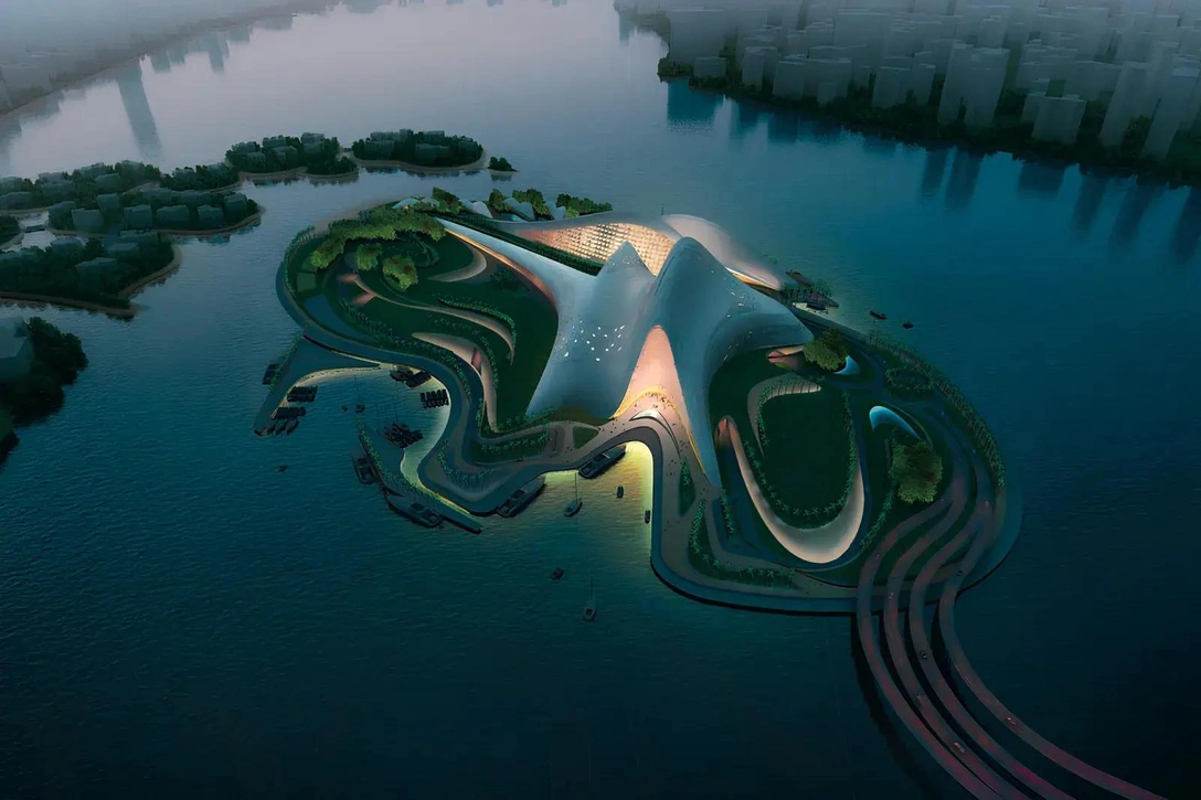 Проект Дубайского оперного театра Zaha Hadid Architects. | Источник: Phaidon/Zaha Hadid
