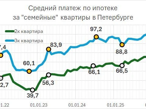 Субсидия от застройщика в 2022 году временно снизила процентную ставку и ежемесячный платёж по ипотеке. | Источник: Фонтанка.ру