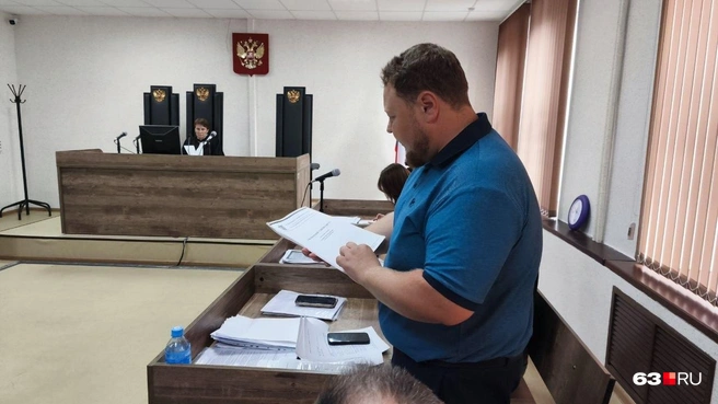 Евгений Яндуков — один из трех защитников Матвеева | Источник: Илья Овсянников / 63.RU