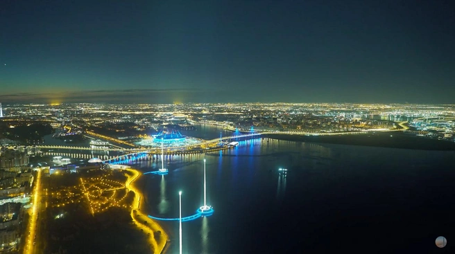 Померзнем на солнышке. Петербург встречает новую погоду | Источник: кадр супервидовой веб-камеры