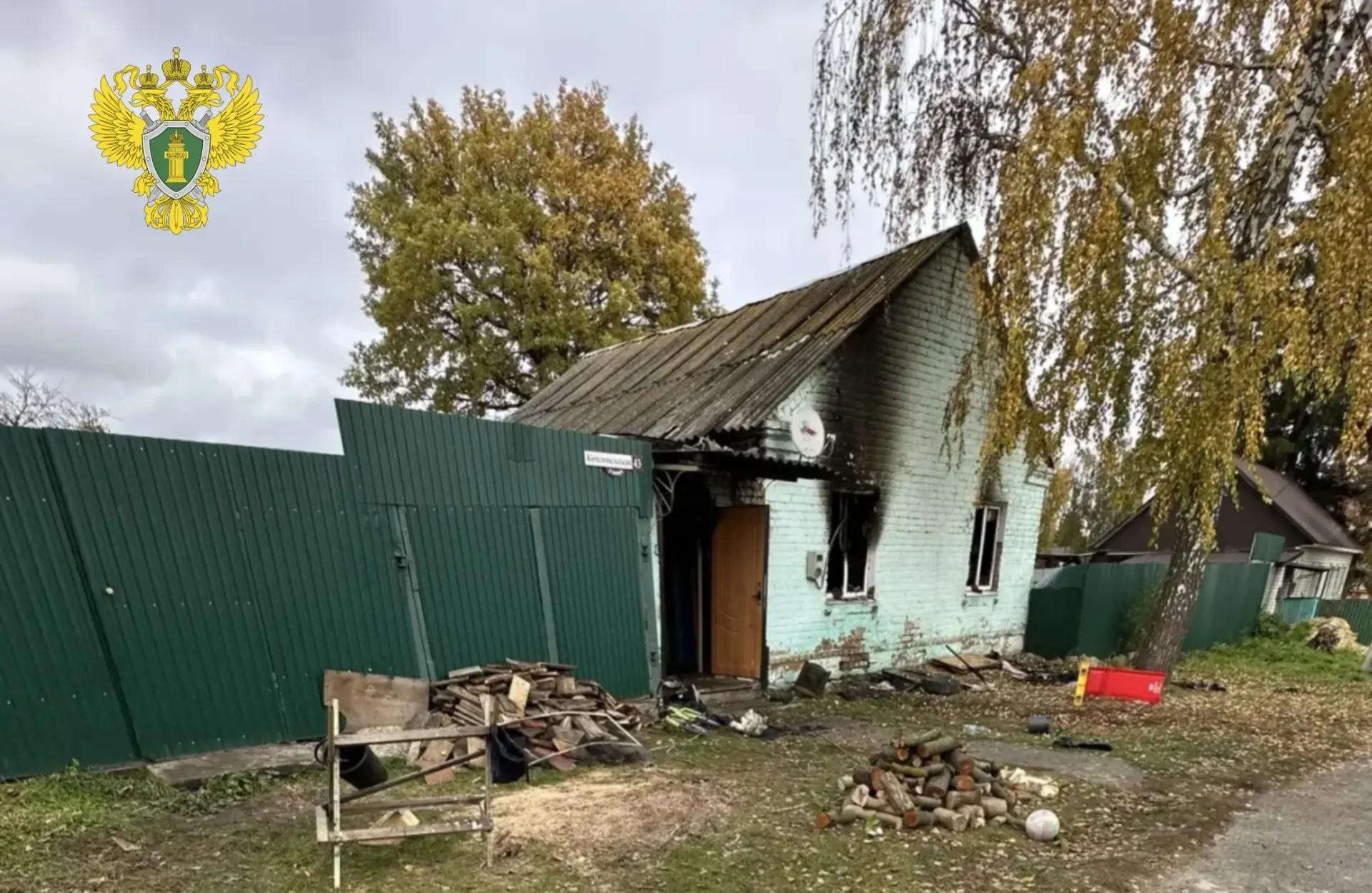 В Скопине случился смертельный пожар в частном доме