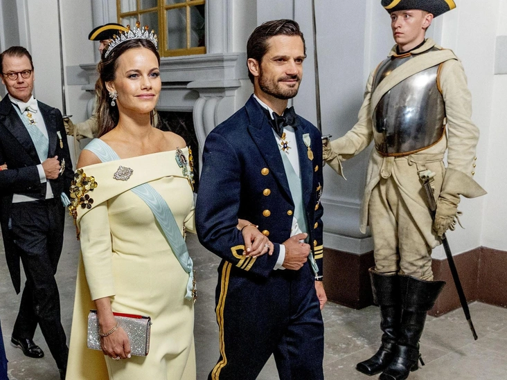 Принцесса София и принц Карл Филипп.