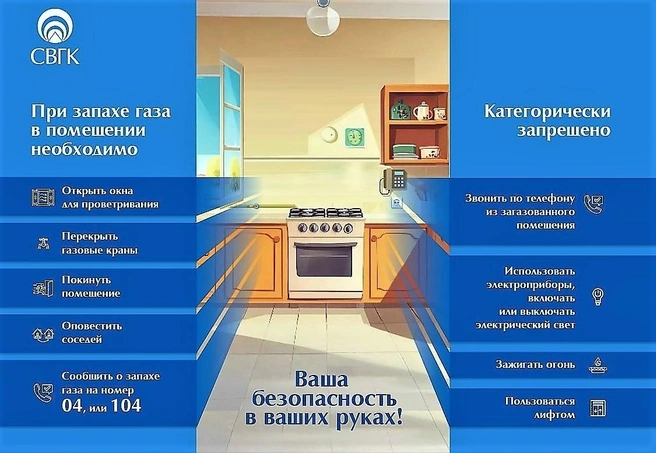Вот простые правила безопасности  | Источник: Средневолжская газовая компания СВГК 