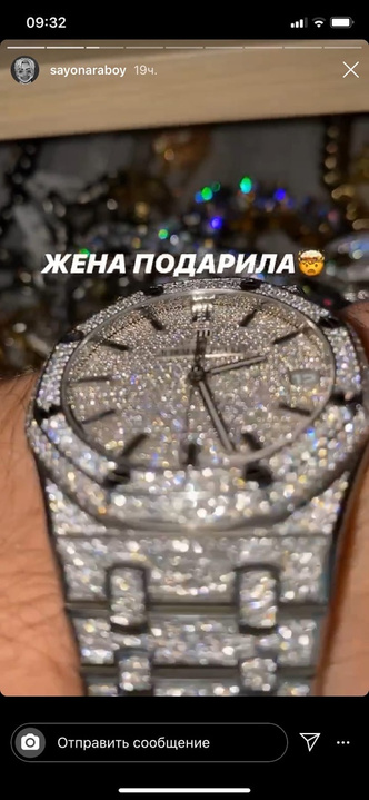 Настя Ивлеева подарила Элджею бриллиантовые часы за 7 миллионов