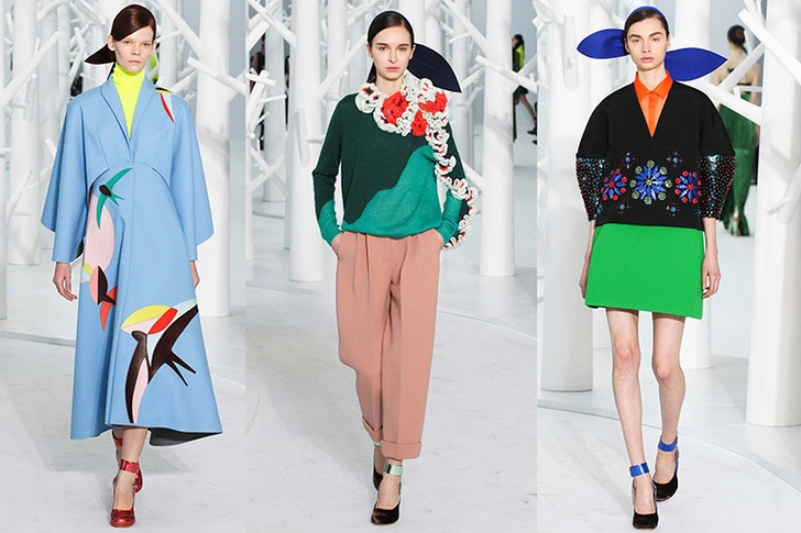Показ Delpozo, осень-зима 2015/16 | Источник: style.com