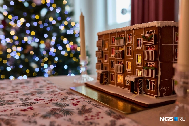 Рождественская имбирная хрущевка | Источник: Александр Ощепков / NGS.RU