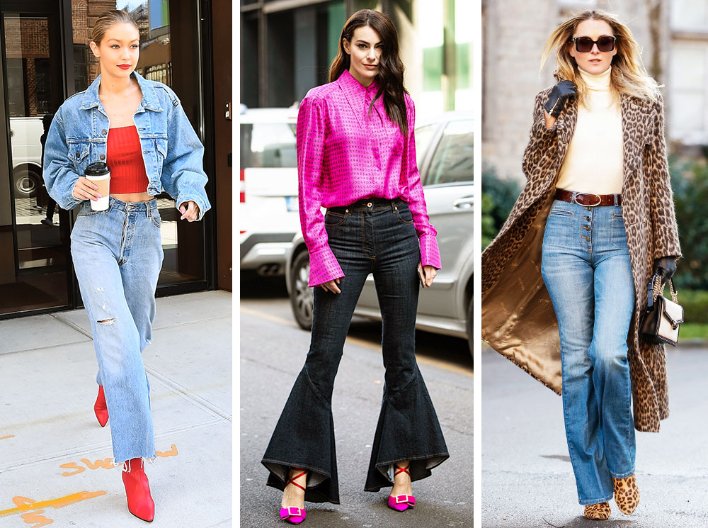 От бедра: как выбрать правильные джинсы-клеш | marieclaire.ru