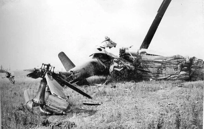 Так выглядело место трагедии | Источник: из авиаархива