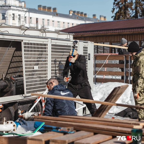 Работы в самом разгаре | Источник: Артем Бауман / 76.RU