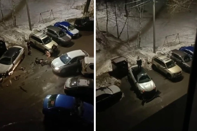 На женщину, сбившую людей на Автозаводе, завели уголовное дело | Источник: предоставлено очевидцем