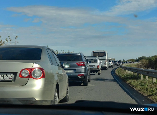 Если хотите успеть к конкретному мероприятию, учитывайте пробки | Источник: Кристина Мельникова / YA62.RU