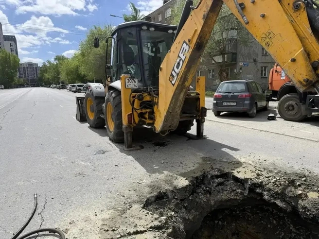 Ликвидация последствий аварии требует времени | Источник: МУП «ПОВВ»