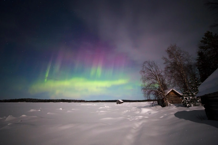 северное сияние фото