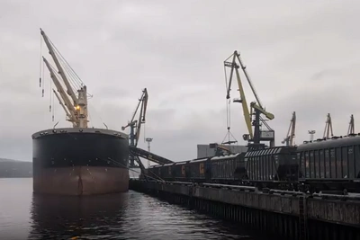 В Мурманск пришел первый эшелон с зерном