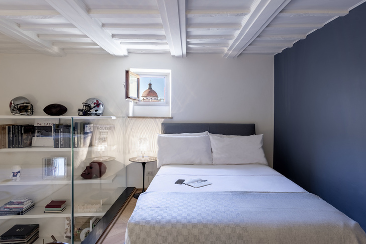 Спальня в стиле лофт: кровати на антресоли (галерея 0, фото 0)
