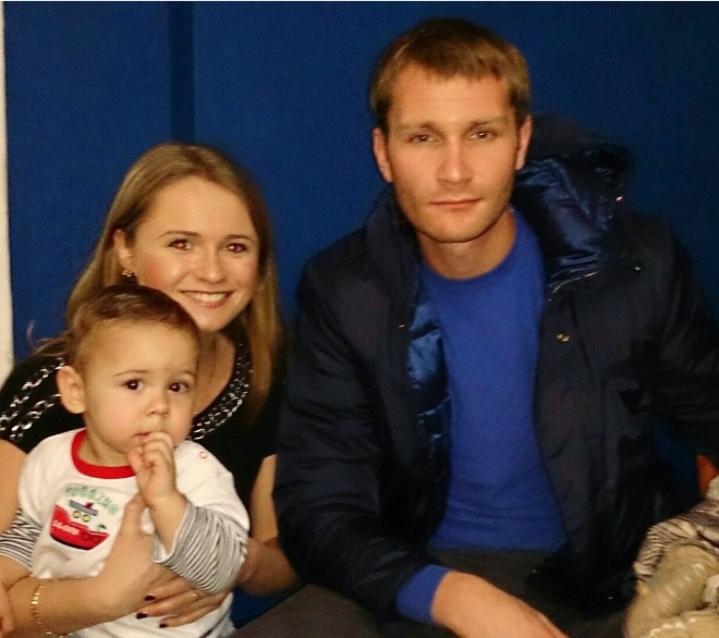 Ирина с племянником и Николай Наумов