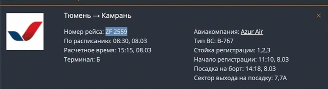 Источник: скрин табло аэропорта Рощино