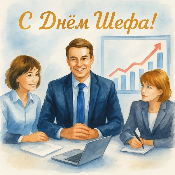 день шефа, день босса, открытка день босса, день босса картинка, день шефа открытка, открытки с днем шефа мужчине, картинка день шефа, день шефа прикольные картинки | Источник: theDay/DALL-E
