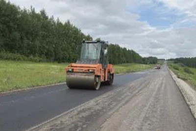 В Башкортостане началась укладка асфальта на дороге Янаул – Верхние Татышлы