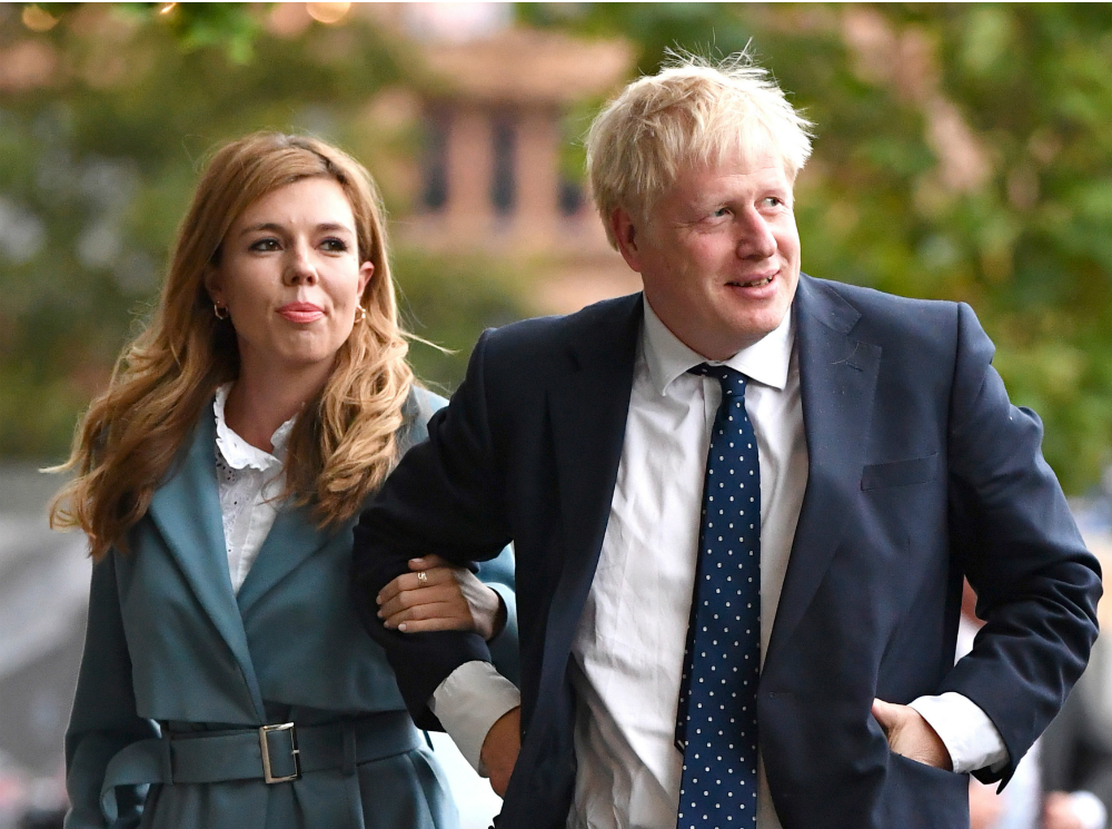 Борис Джонсон и Кэрри Симондс, 2019 год | marieclaire.ru