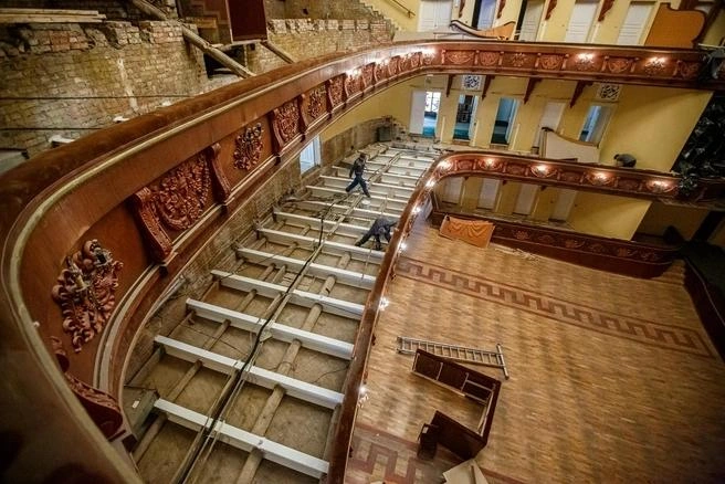 Реконструкция театра в 2020 году | Источник: Волковский театр
