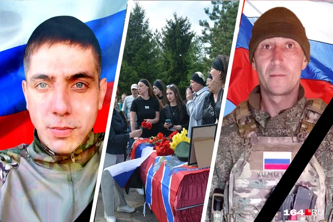 Погибшие в СВО жители Базарно-Карабулакского района Артем Дуганов и Алексей Чуев | Источник: Вестник района / Telegram