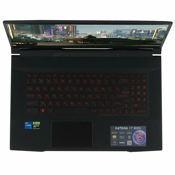 Ноутбук игровой MSI Katana GF76&nbsp512GB (B12UCR-1024XRU) 17.3» Core i5-12450H 8 гб ОЗУ NVIDIA 4Гб 512 гб SSD без ОС