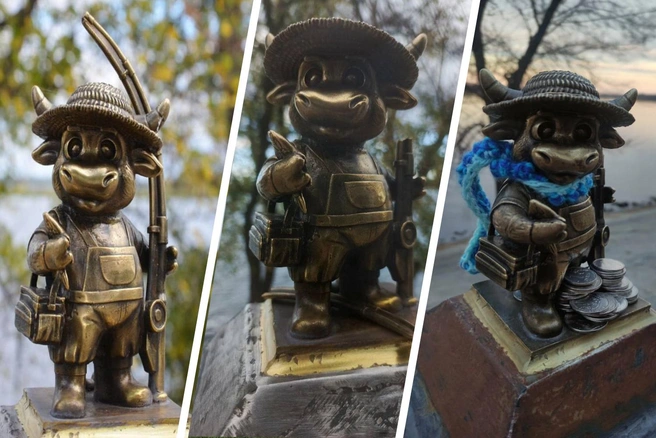 Этапы из жизни бычка-рыбачка | Источник: Максим Леонов / Telegram, Стариков Артем / Telegram, Наталия / Яндекс.Карты / yandex.ru/maps