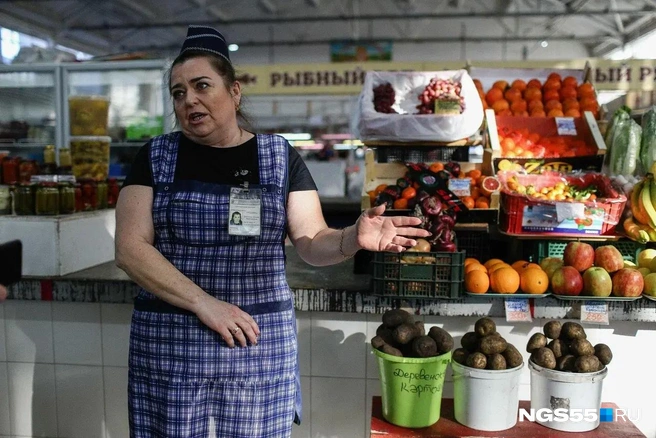 Продавцы очень доброжелательны с покупателями | Источник: Евгений Софийчук/ NGS55.RU
