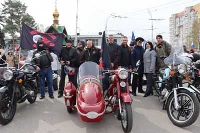 Тамбовские динамовцы участвовали в автопробеге Победы