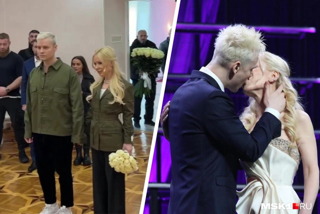 На днях певец SHAMAN и Екатерина Мизулина заключили брак в Донецке | Источник: Екатерина Мизулина / T.me, Татьяна Спиридонова / MSK1.RU