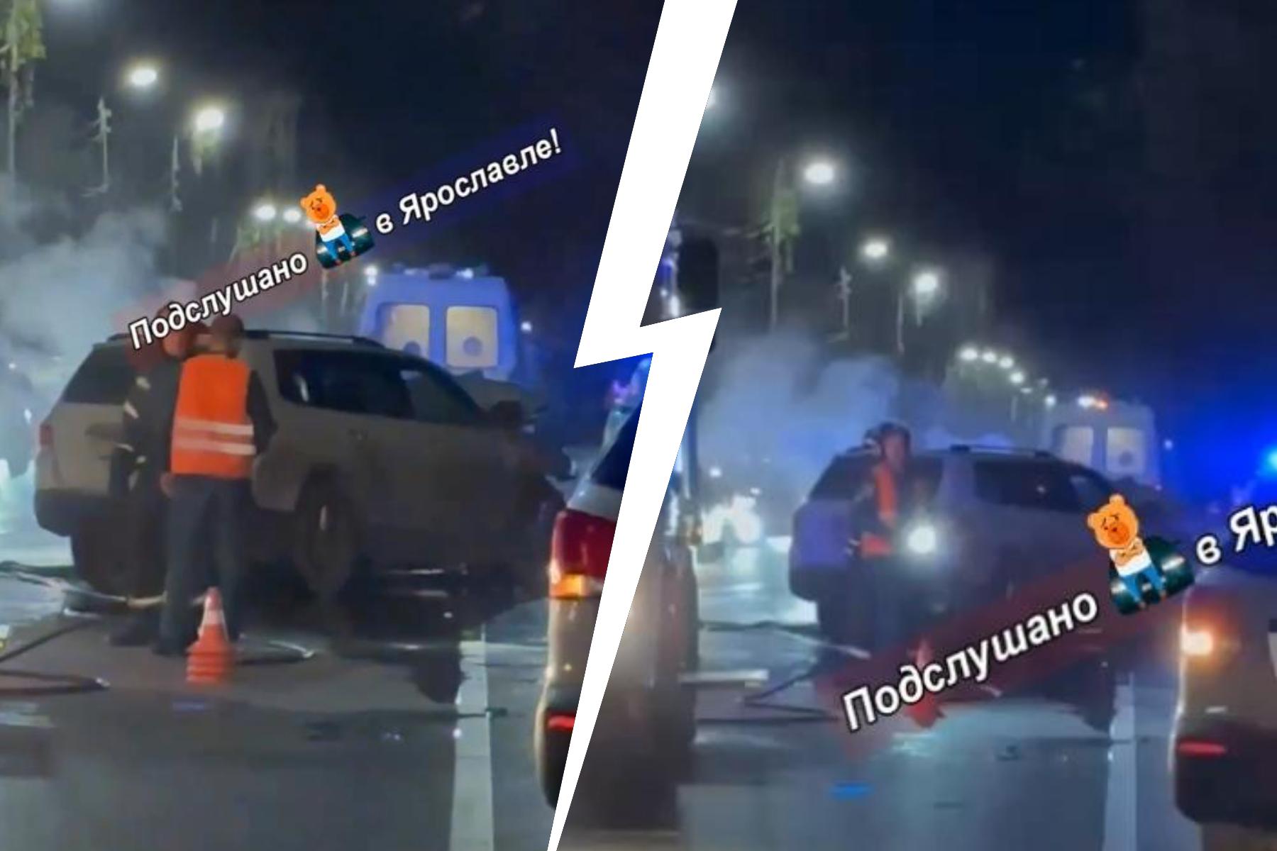 «Ребенка достали»: в Ярославле случилось ДТП с иномарками — видео