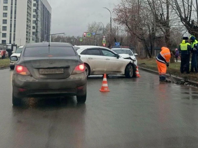 ДТП произошло в центральной части города | Источник: читатель E1.RU